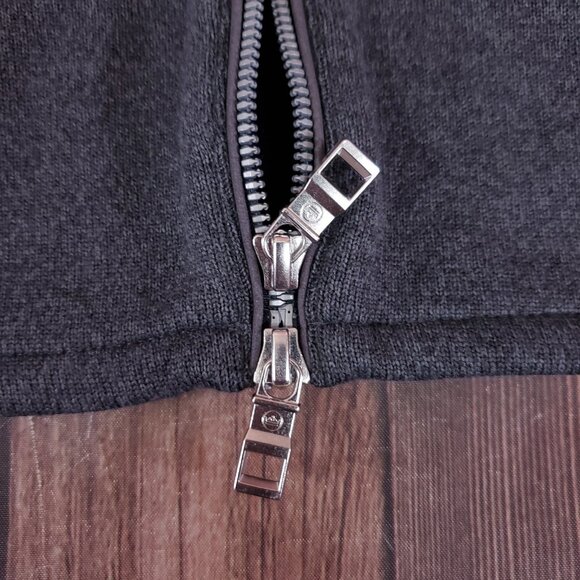 Peter Millar RiverCrest Golf Club Mens Size Large Crown Sweater Fleece Vest Gray - Picture 9 of 15